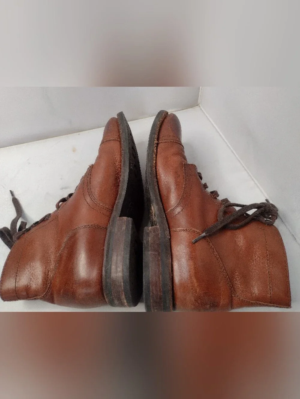 Thursday Boot Co Captain Leather Ankle Boot Brown Men size 11 Lace Up XX